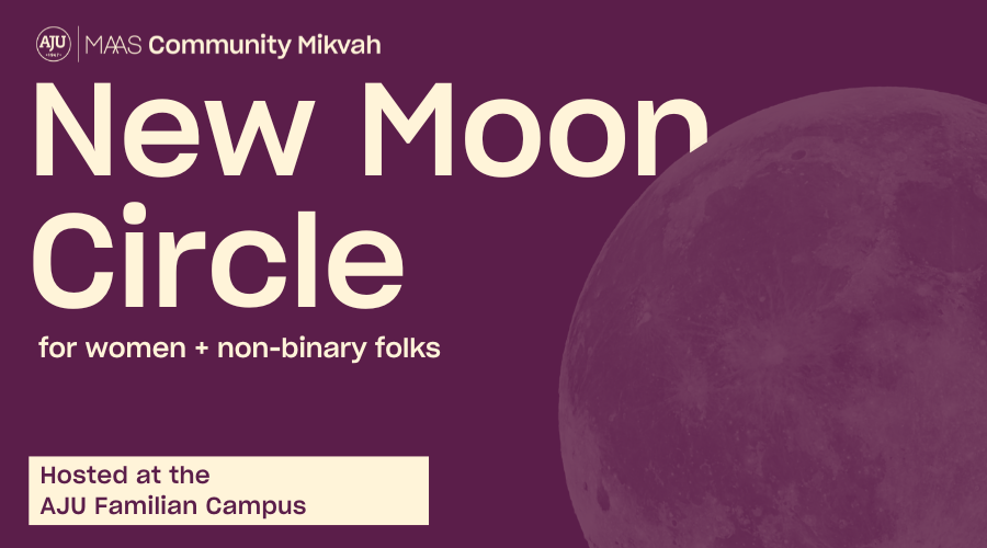 New Moon Circle Rosh Chodesh Adar I at the Community Mikvah American